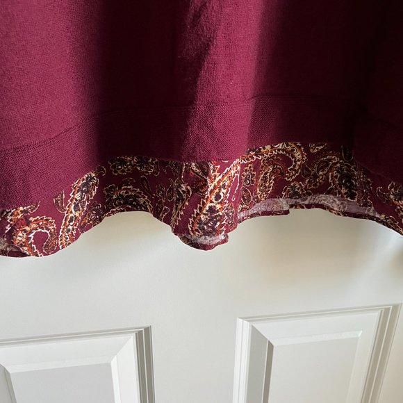 J. Jill Sweater - Maroon - Size XL - Picture 5 of 9